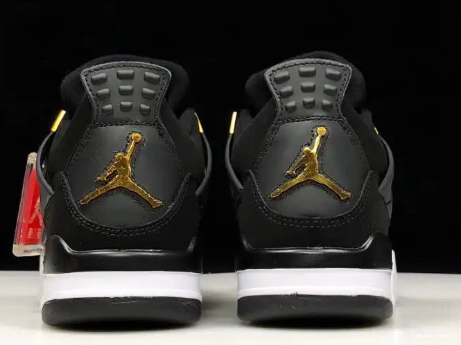 Jordan Royalty 308497-032 Metallic Black Gold-White 4 Air 0703
